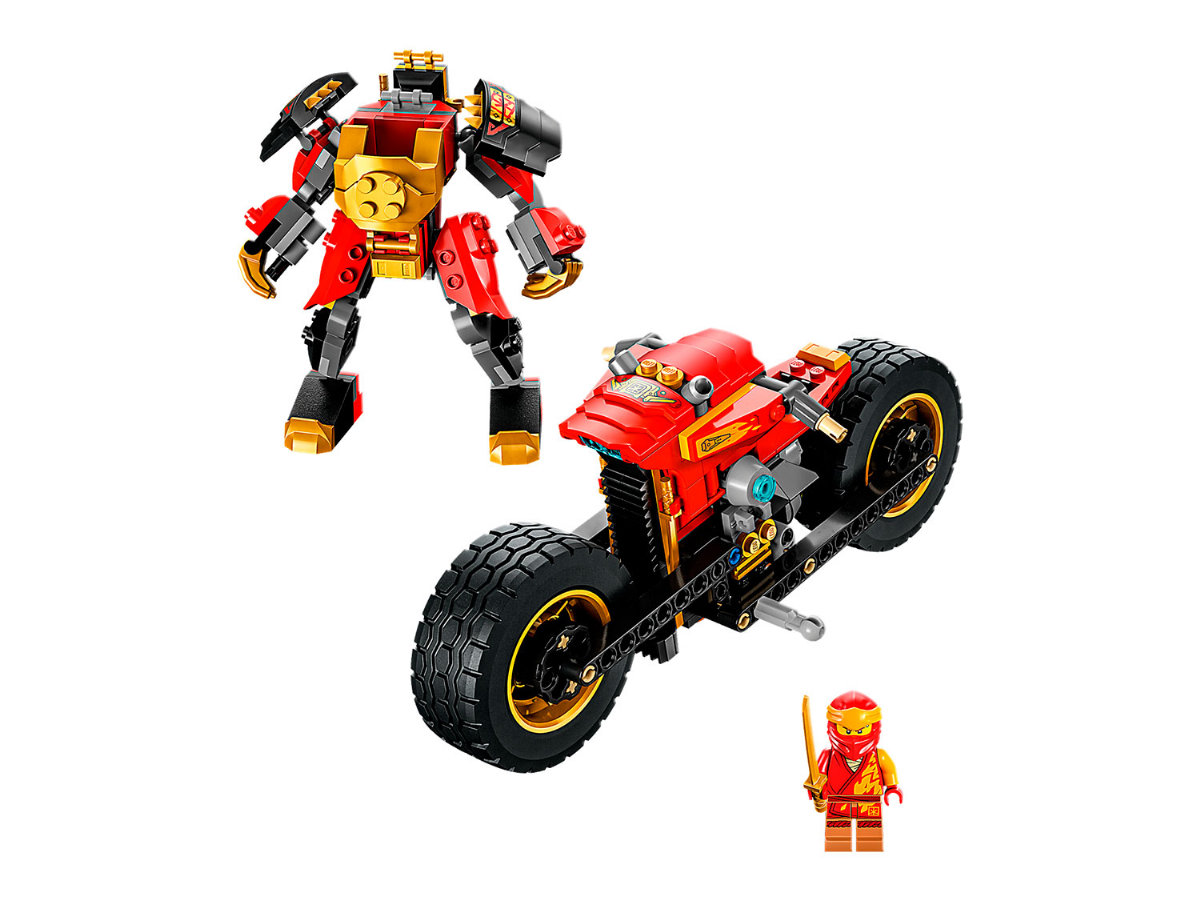 Конструктор LEGO NINJAGO Робот-гонщик Эво Кая 71783