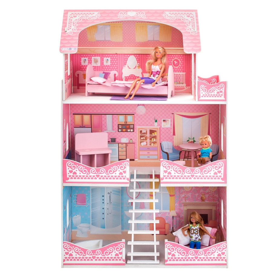 Домик для Барби с мебелью 🏠