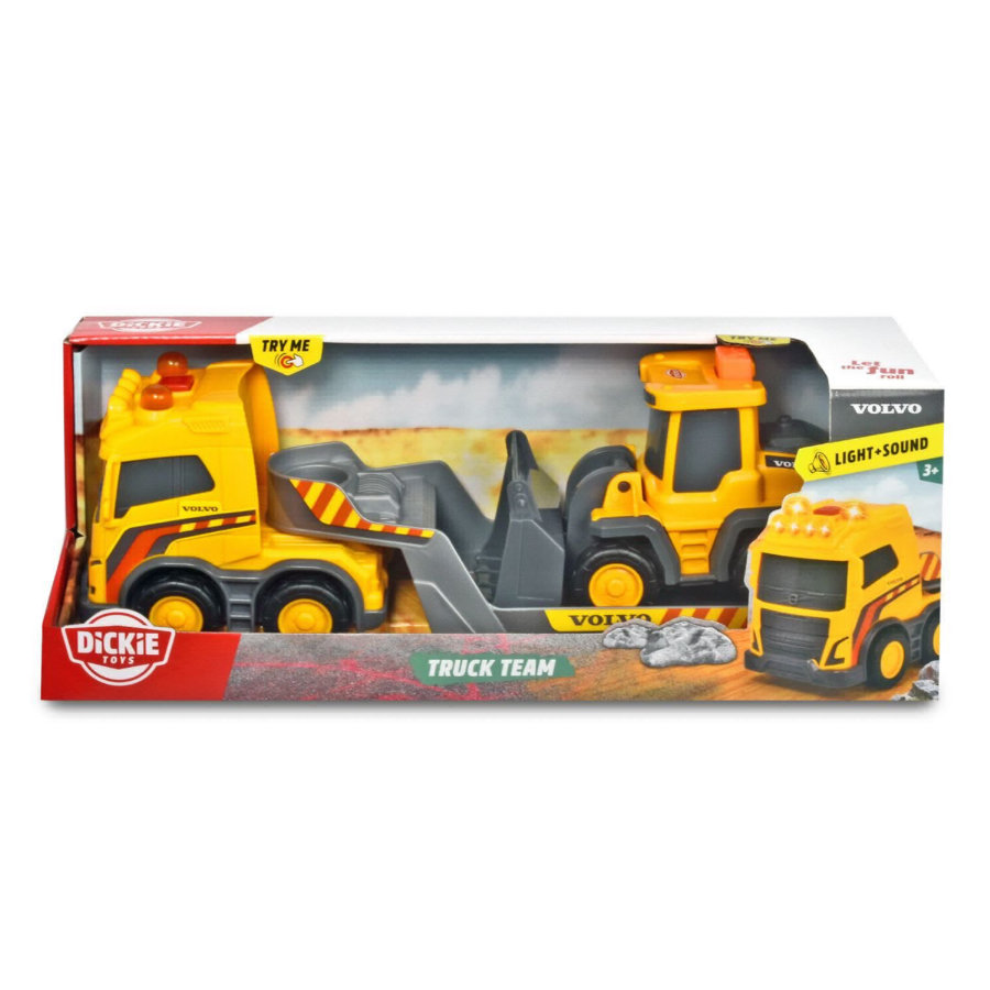 Машина Dickie Toys Грузовик Volvo 32 см и погрузчик 3725008