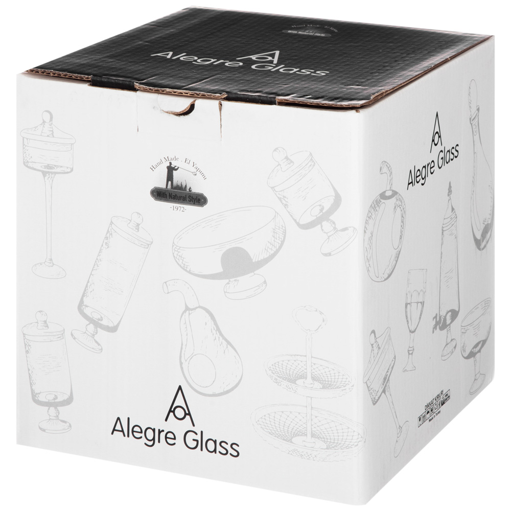 Ваза На Ножке 20 См 337-017 ALEGRE GLASS