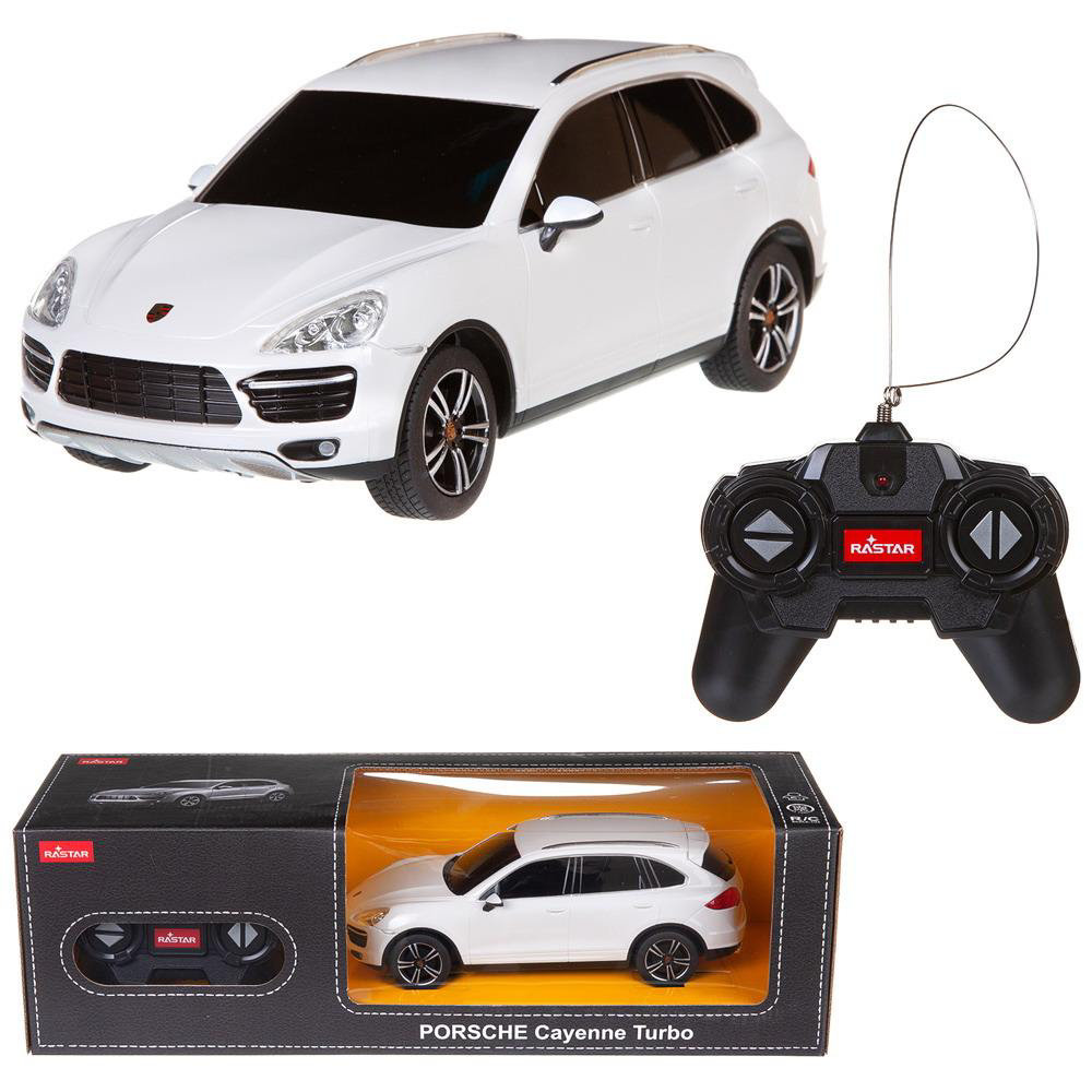 Машина р/у RASTAR 1:24 Porsche Cayenne Turbo белый 46100W