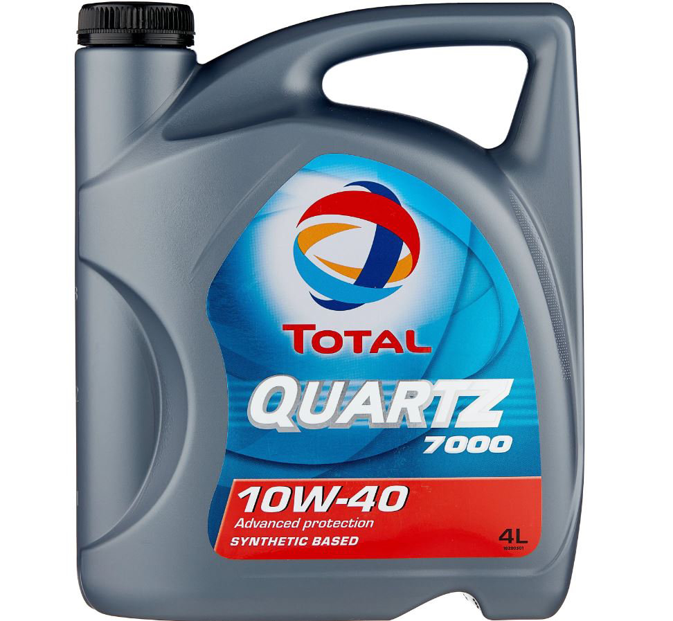 Масло моторное TOTAL Quartz 7000 10W40, полусинтетика 4 литра  214107/11020501