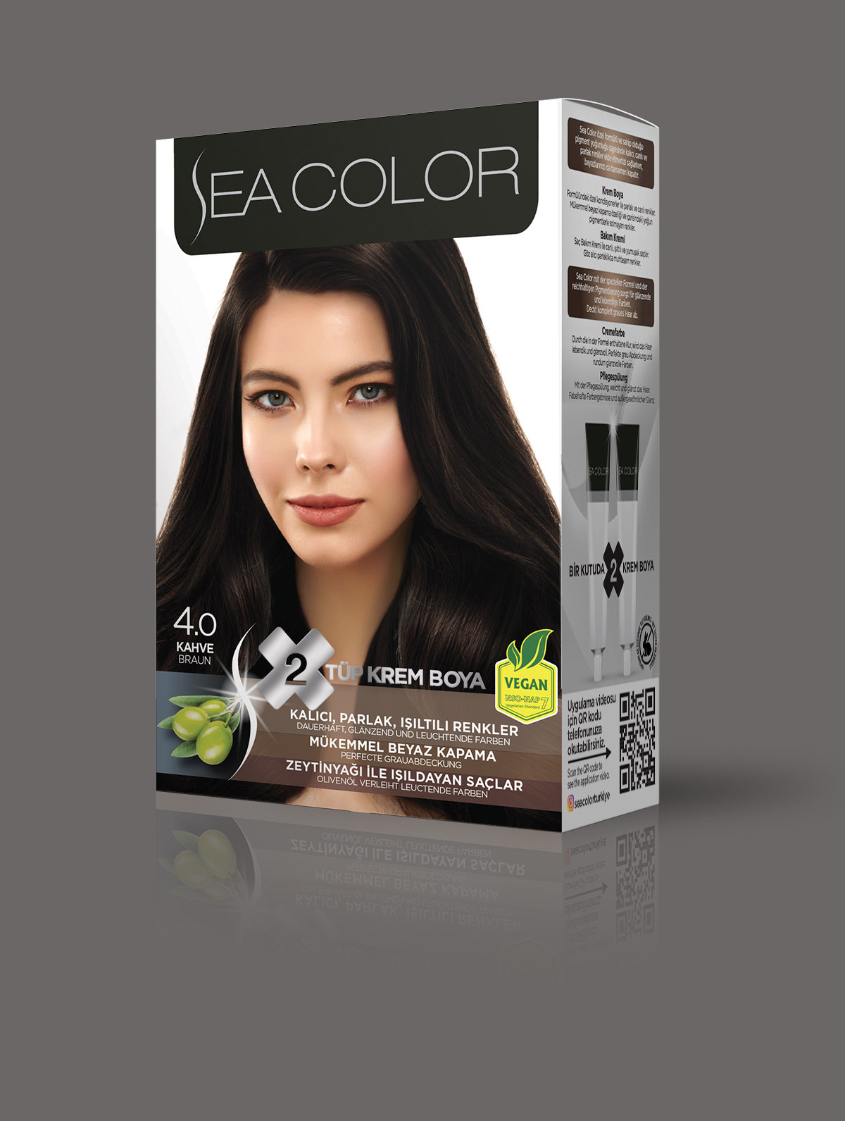 Краска для волос Sea color 4.0 каштан 8698753381822