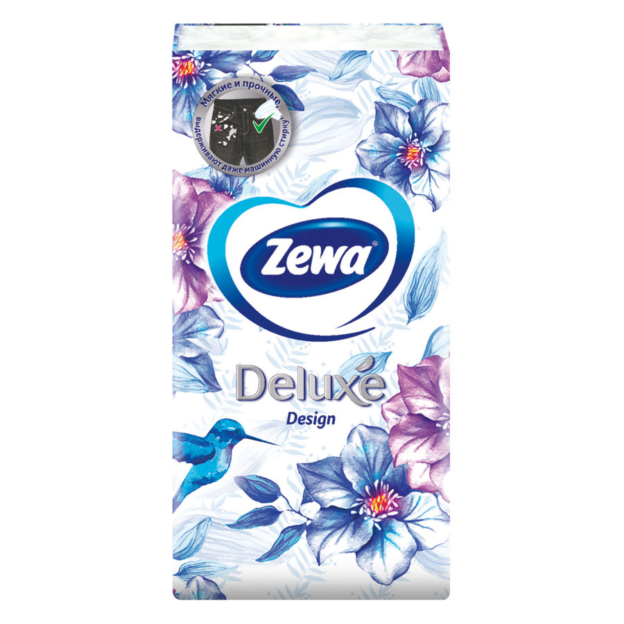 Носовые платки Zewa Deluxe №10*10