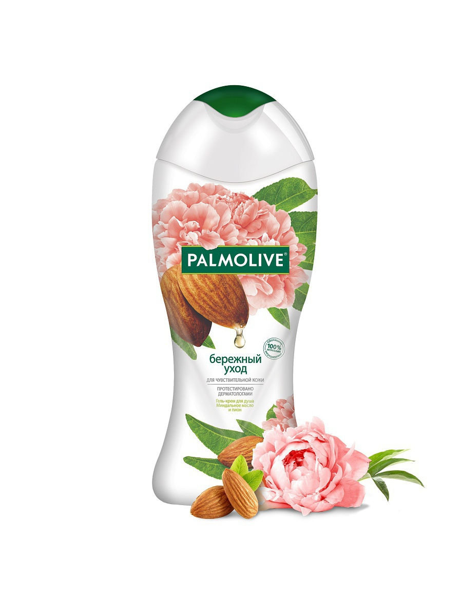 Гель для душа Palmolive 250мл бережный уход миндальное масло/пион  COLGATE-PALMOLIVE 8718951342033