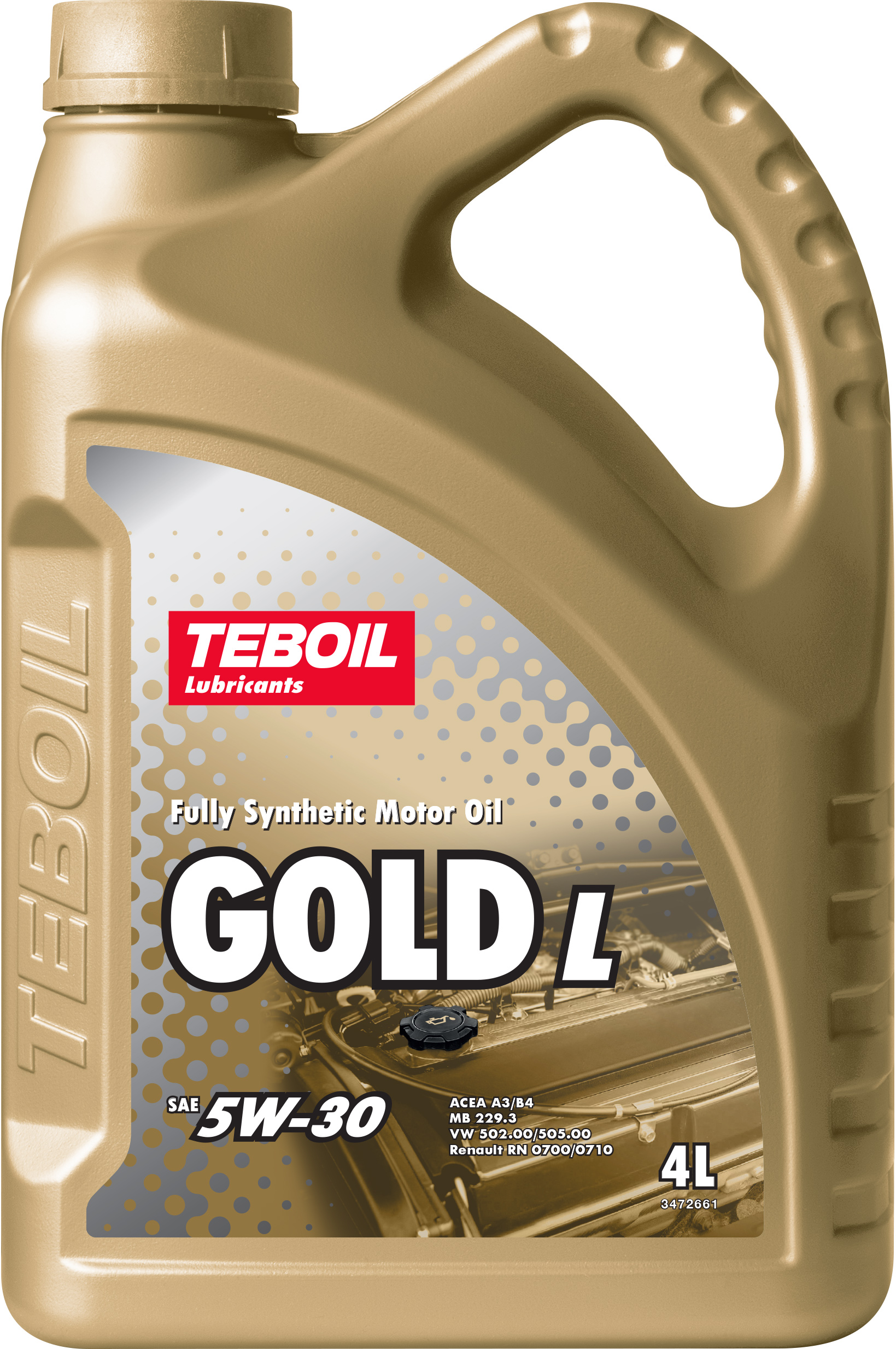 Масло моторное TEBOIL GOLD L 5W30 4л 3453935