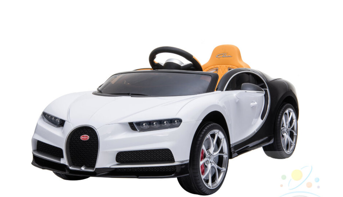 Электромашина VELD CO Bugatti Chiron 12V7Ah белый 125178